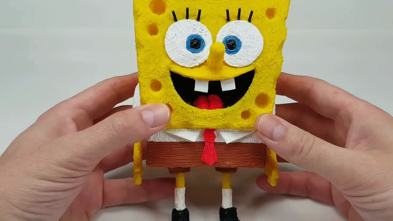 上部制作3d海绵宝宝