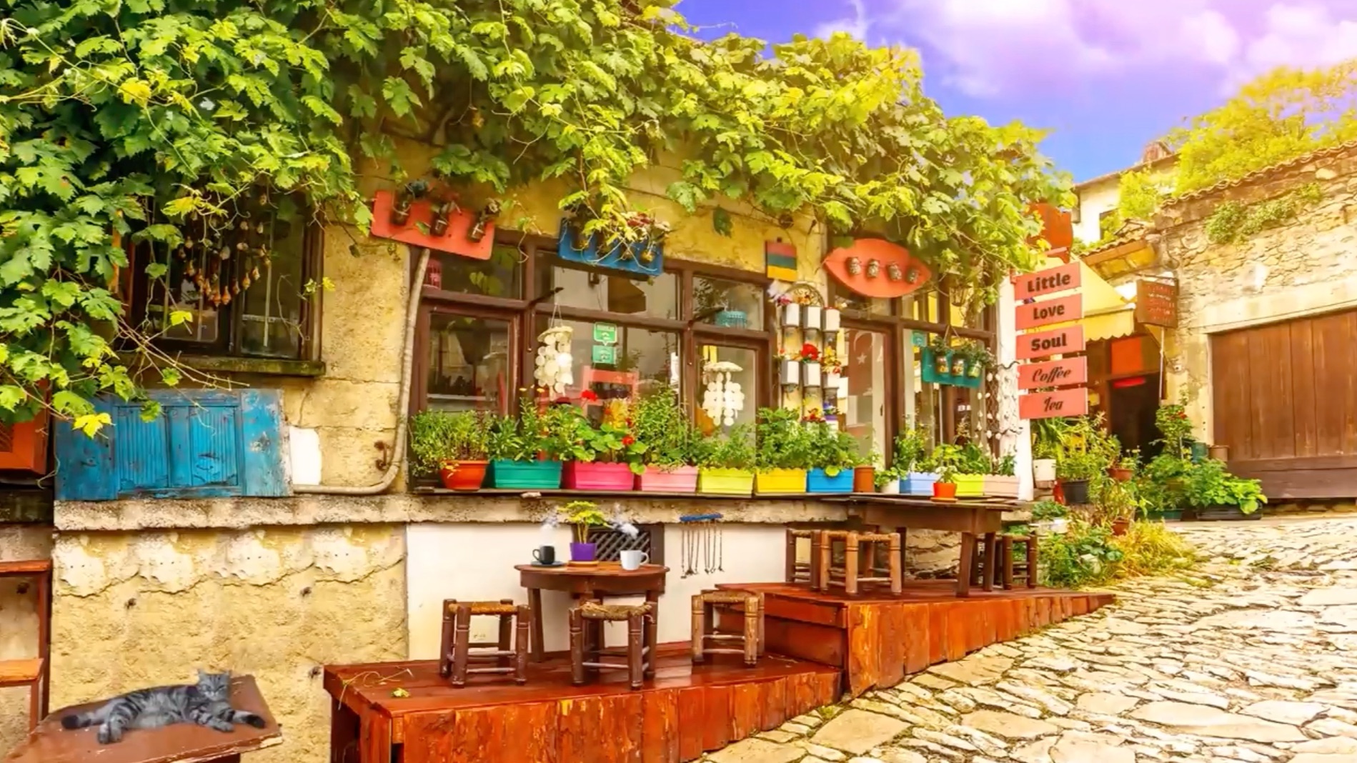 土耳其街边咖啡馆周末用音乐放松疗愈自己吧