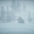 8小时暴风雪中的小木屋_咆哮的风和暴风雪的声音