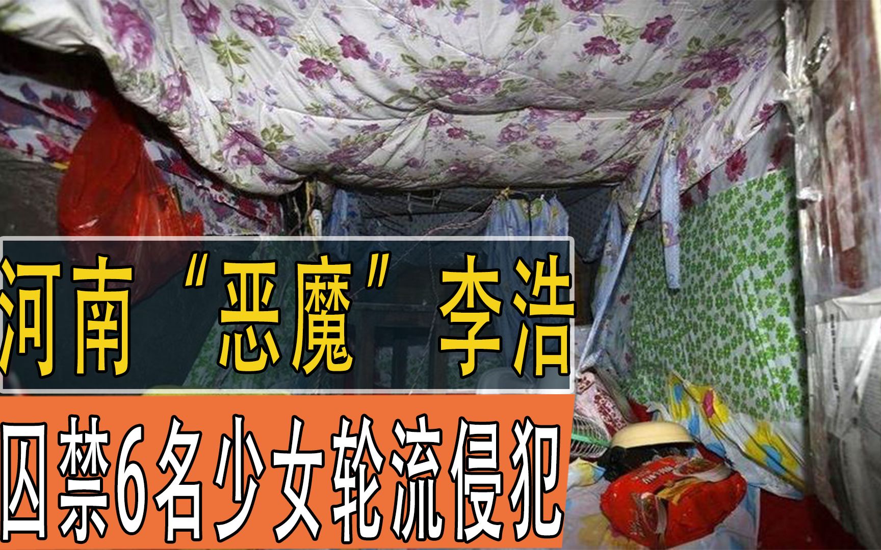河南"恶魔"李浩,花一年挖了一座地窖,囚禁6名少女轮流侵犯