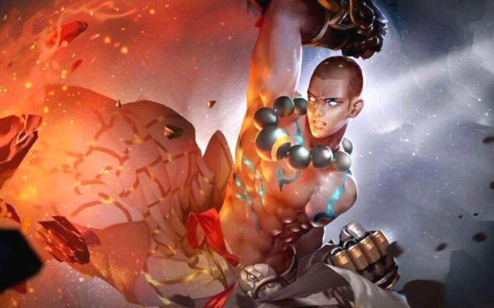 lol手游"达摩",双眼失明丝毫不影响我追击敌人!