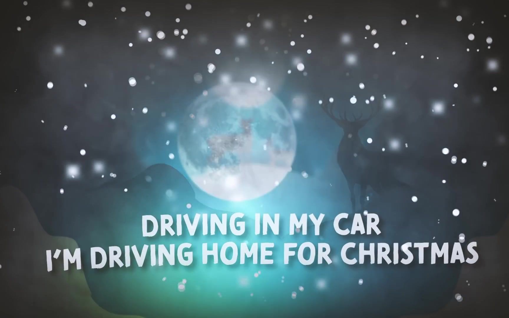 [图]【思乡】经典歌曲‘Driving Home For Christmas’（回家过圣诞）歌词版MV