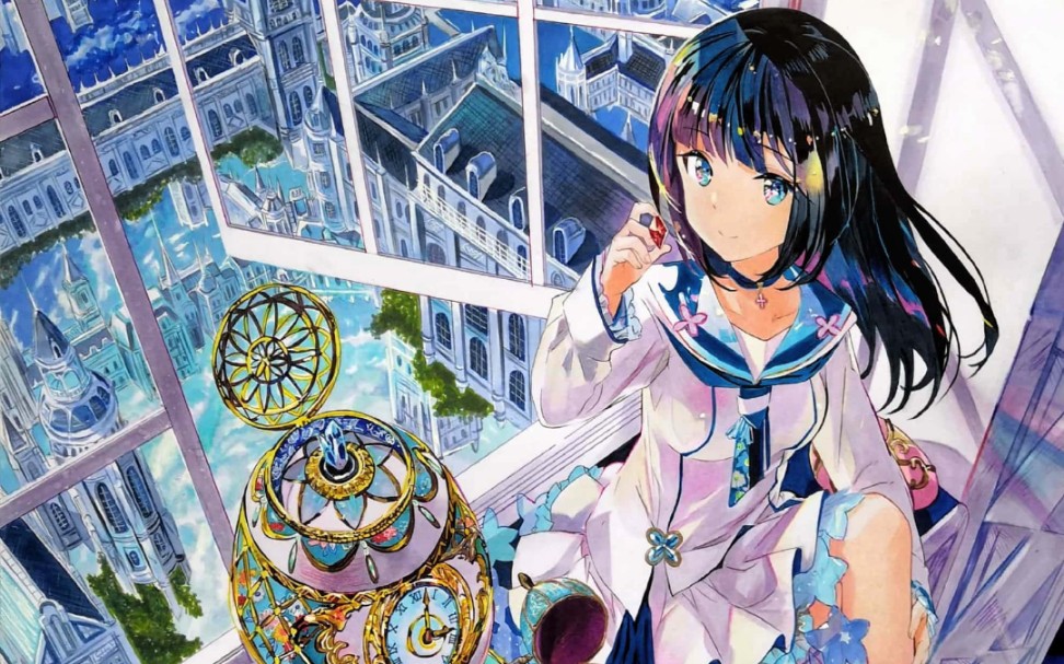 【钟箫手绘】马克笔手绘-藤原画师的【spinel】