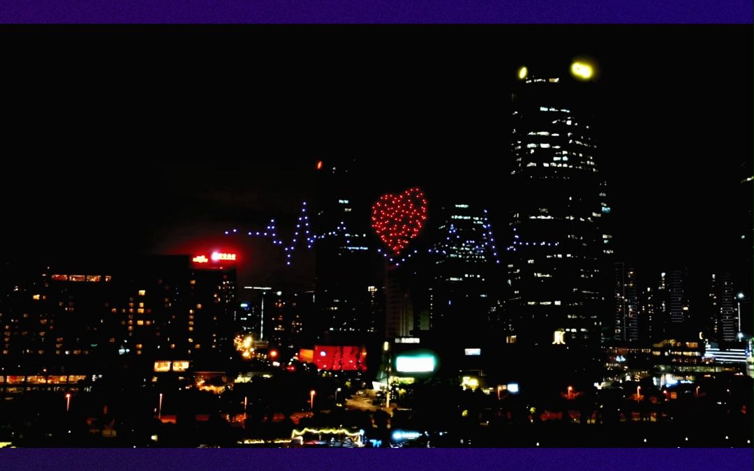 深圳200架无人机求婚表演