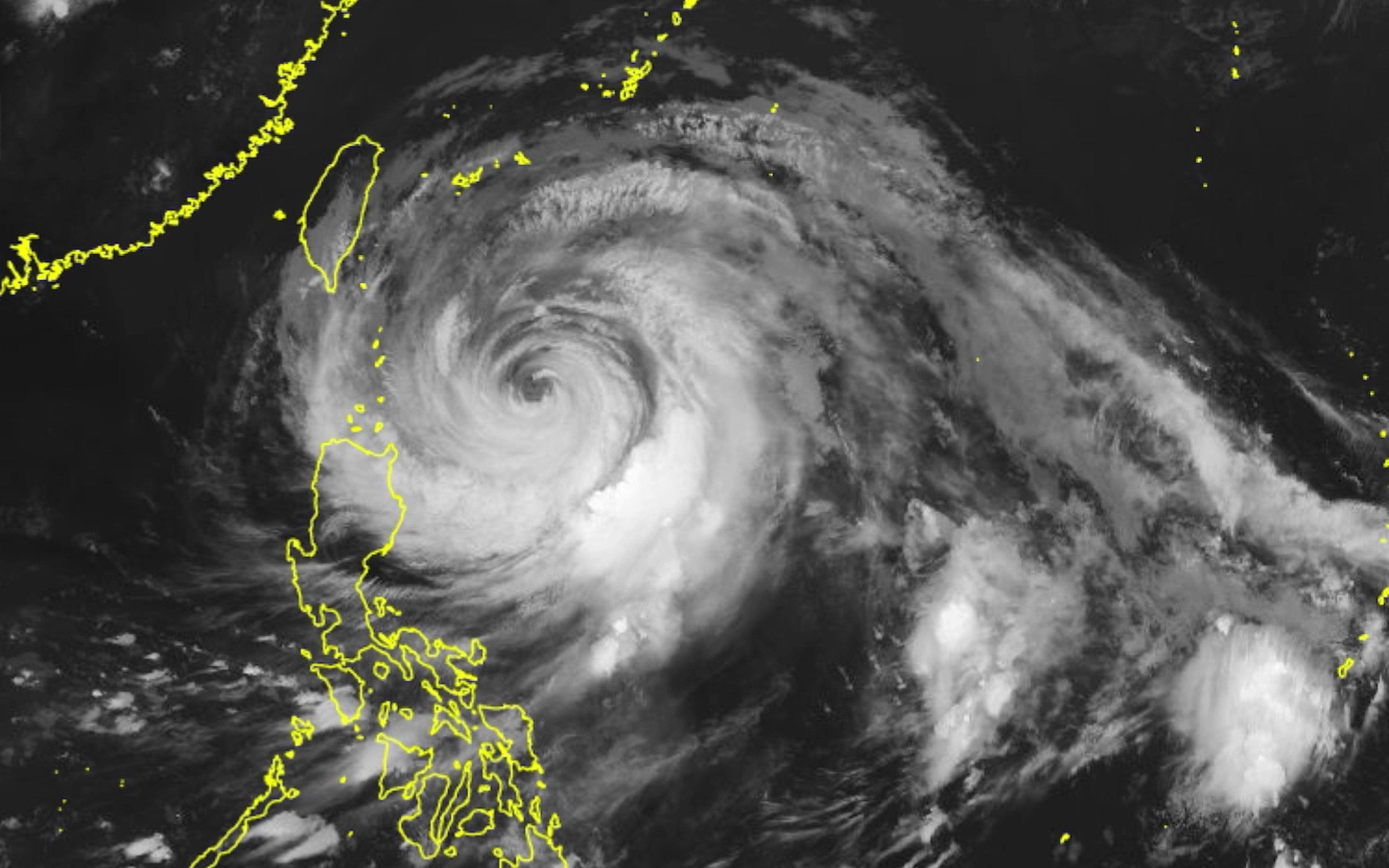 【台风玛娃持续追击】强台风玛娃眼墙崩坏,将继续减弱,jtwc:100kts