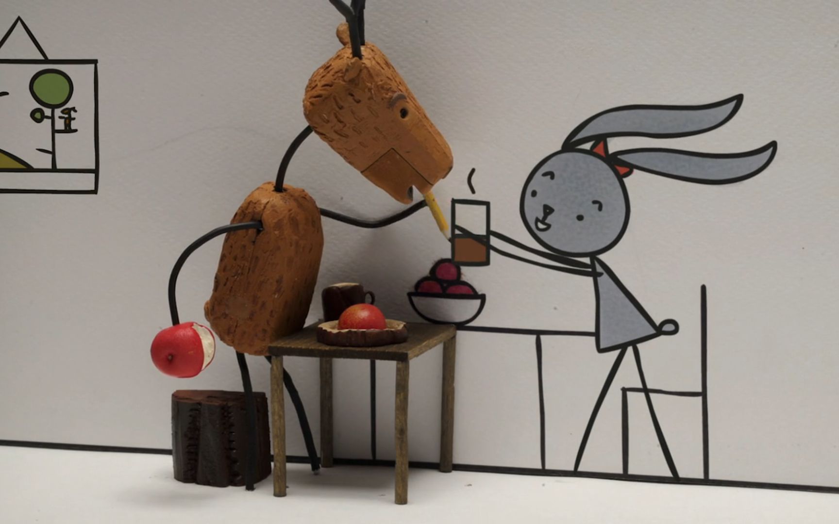 【蒸汽工场推荐】跨次元的爱与陪伴定格动画:兔子与鹿_哔哩哔哩_bili