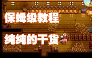 Download Video: 《星露谷物语》保姆级教你做农场的一些细节