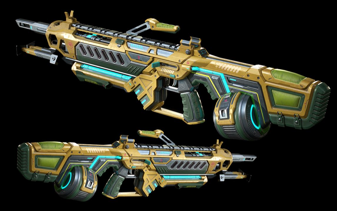 【3dmax】次世代硬表面"枪械"模型制作,3dmax零基础布线