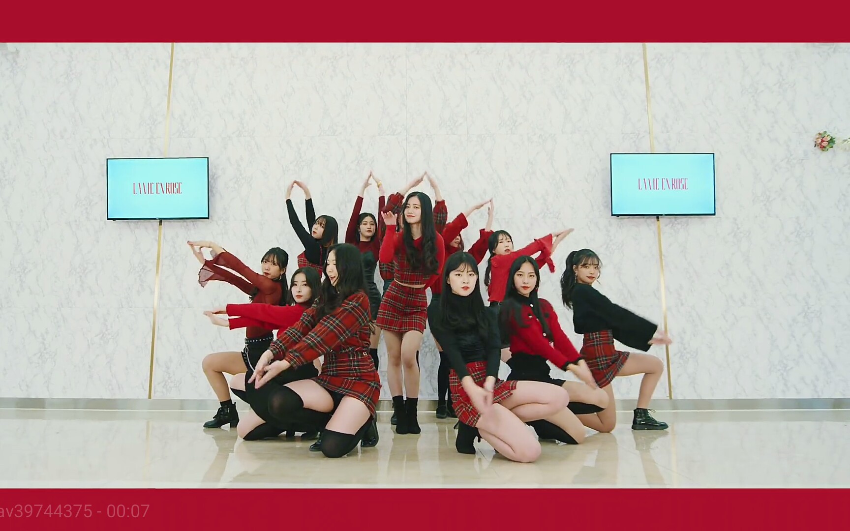 练习室翻跳 izone - la vie en rose dance cover by artbeat_哔哩