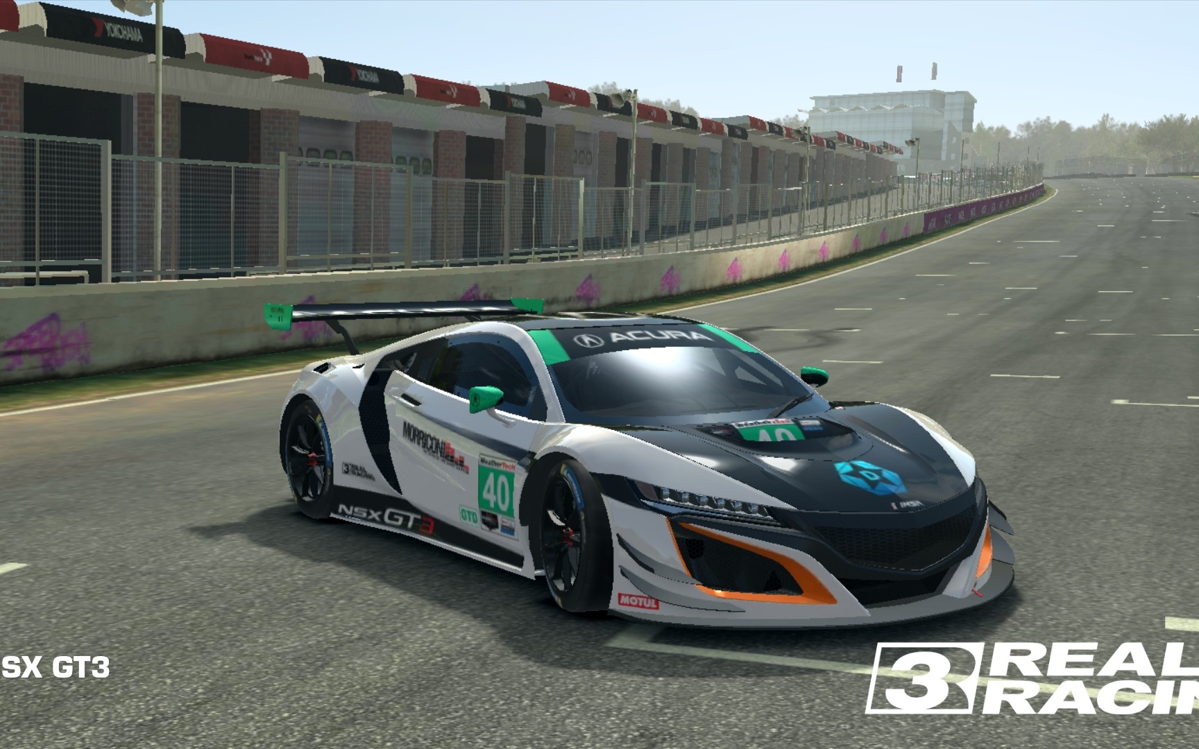 rr3#讴歌nsx gt3勒芒24小时赛道