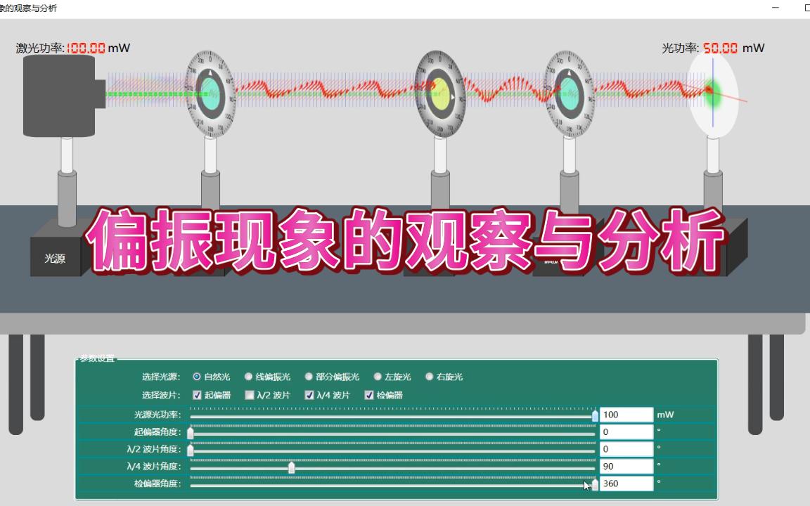 偏振现象的观察与分析哔哩哔哩bilibili