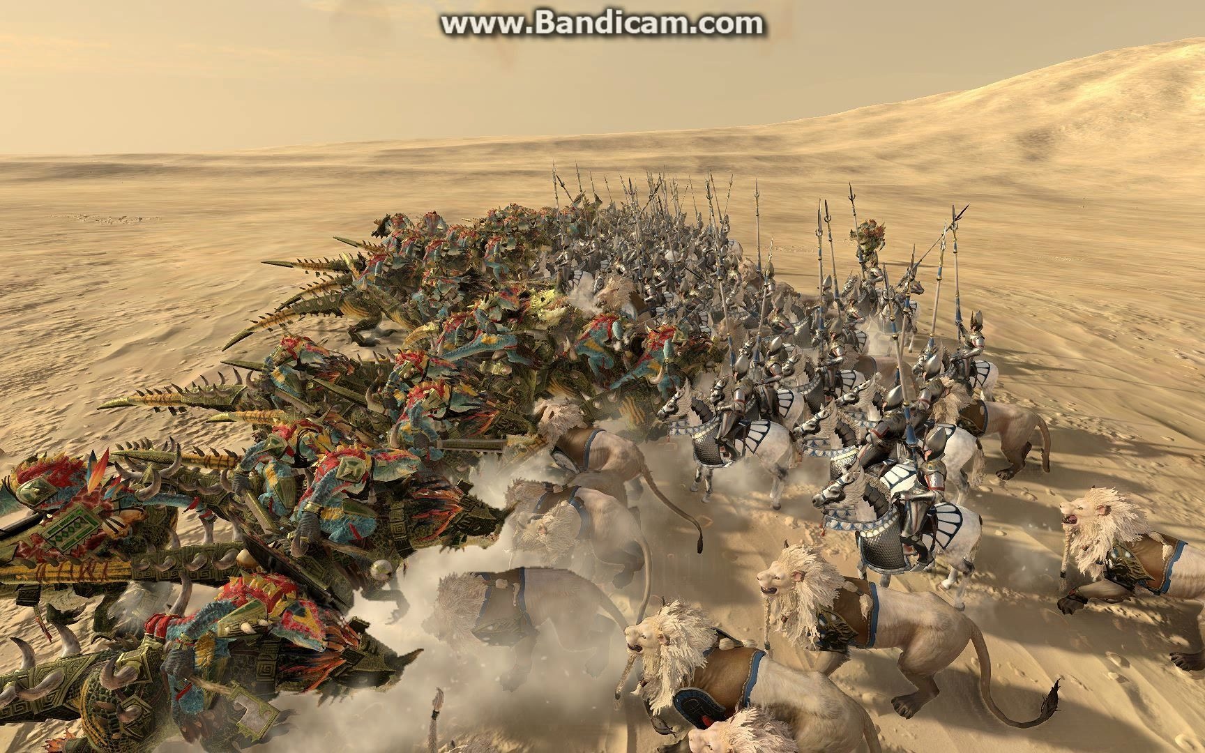 银盔骑士 白狮战兽vs巨角冷蜥