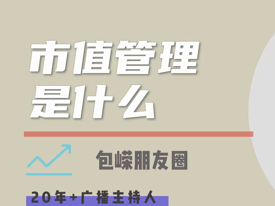 3——市值管理是什么