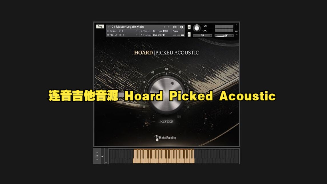 连音吉他音源/Hoard Picked Acoustic/Kontakt音源哔哩哔哩bilibili