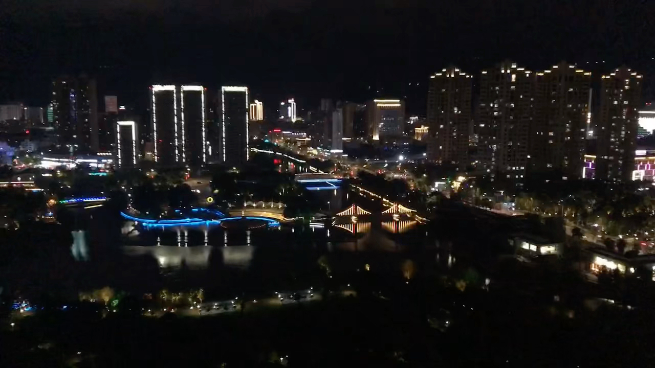 乐清中心公园夜景
