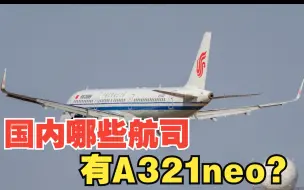 Download Video: 国内哪些航司拥有A321neo？