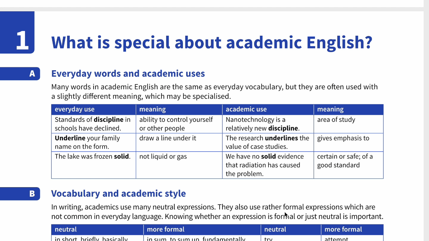 [图]用zotero读《Academic Vocabulary in Use》,都好难啊