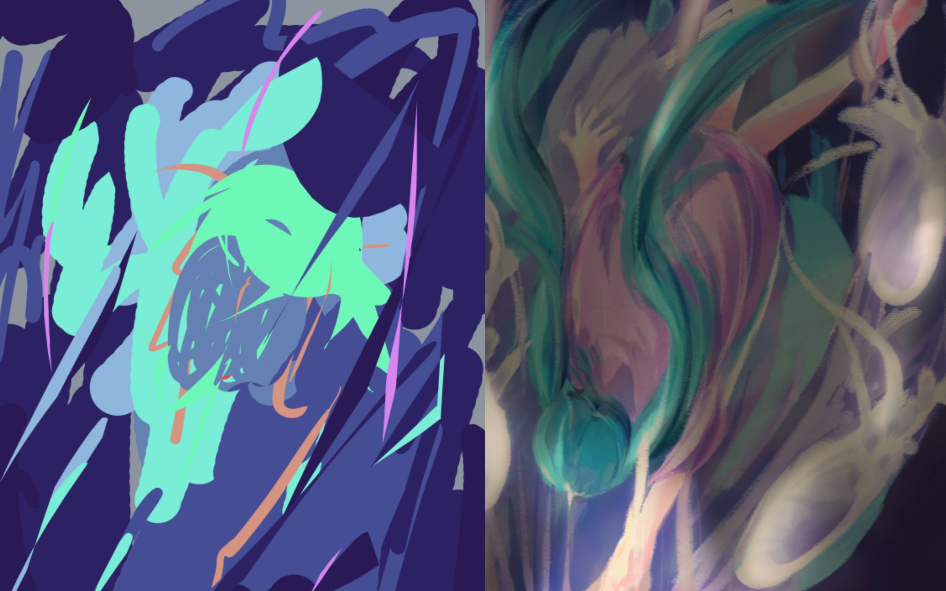 【色块接龙】从左到右,她,经历了什么?