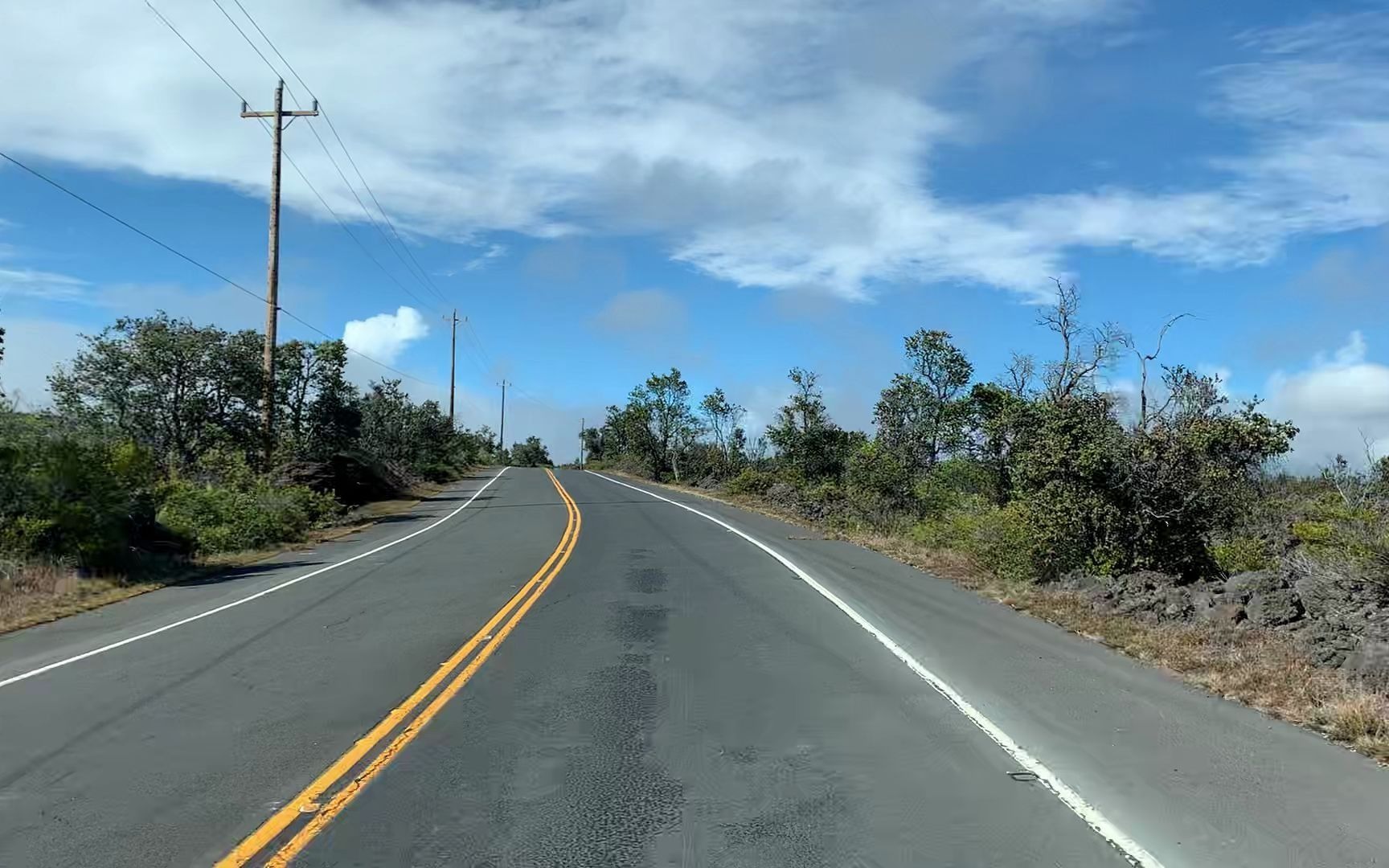 [图]【行车记录】夏威夷大岛Mamalahoa Highway 基拉韦厄火山段（北行）