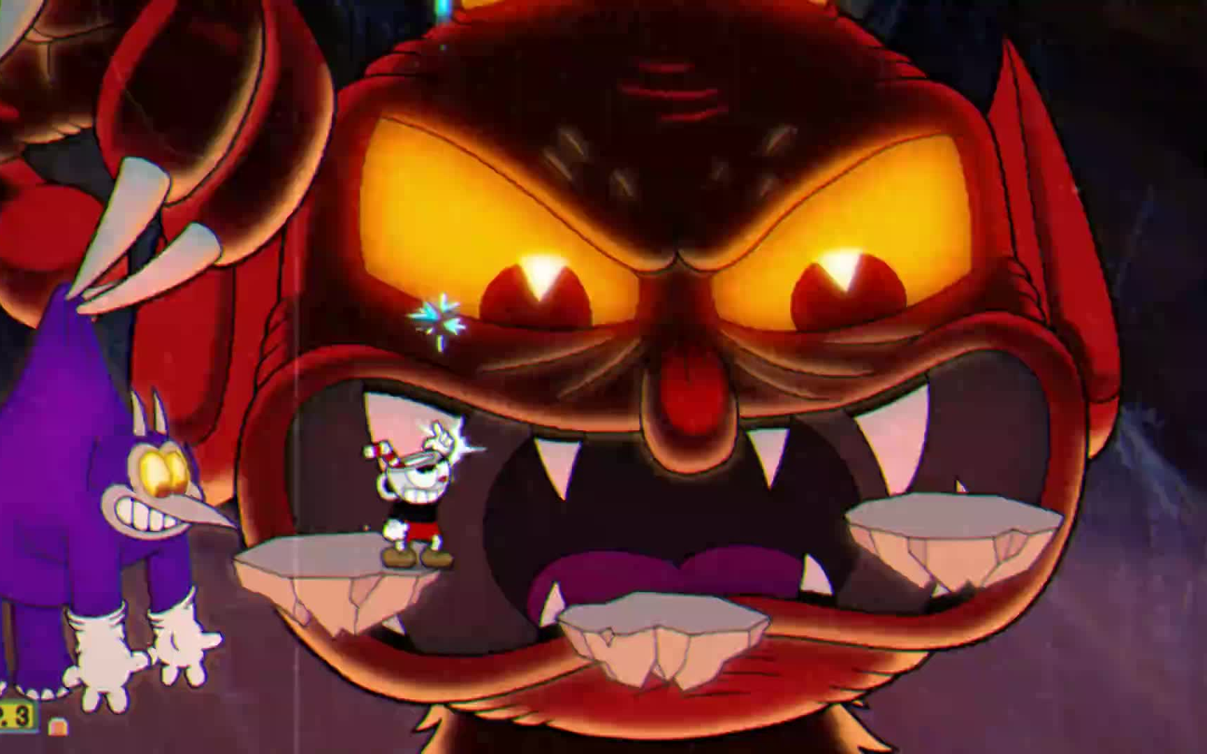 【牢板实况】《茶杯头/cuphead》boss战 普通/困难 通关不易,且通且