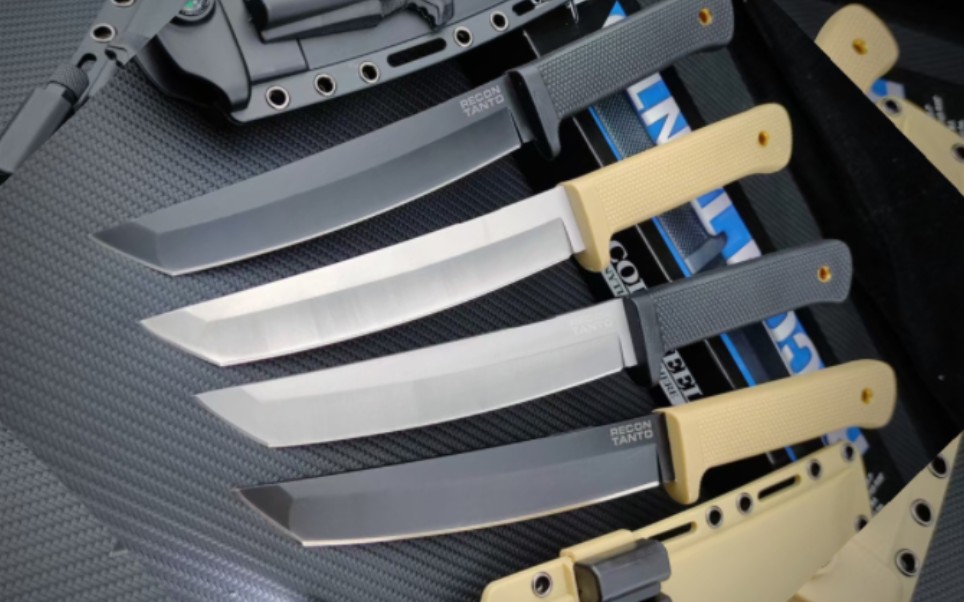 全新配色的冷钢侦察兵武士刀户外直刀, 真的是泰酷辣!