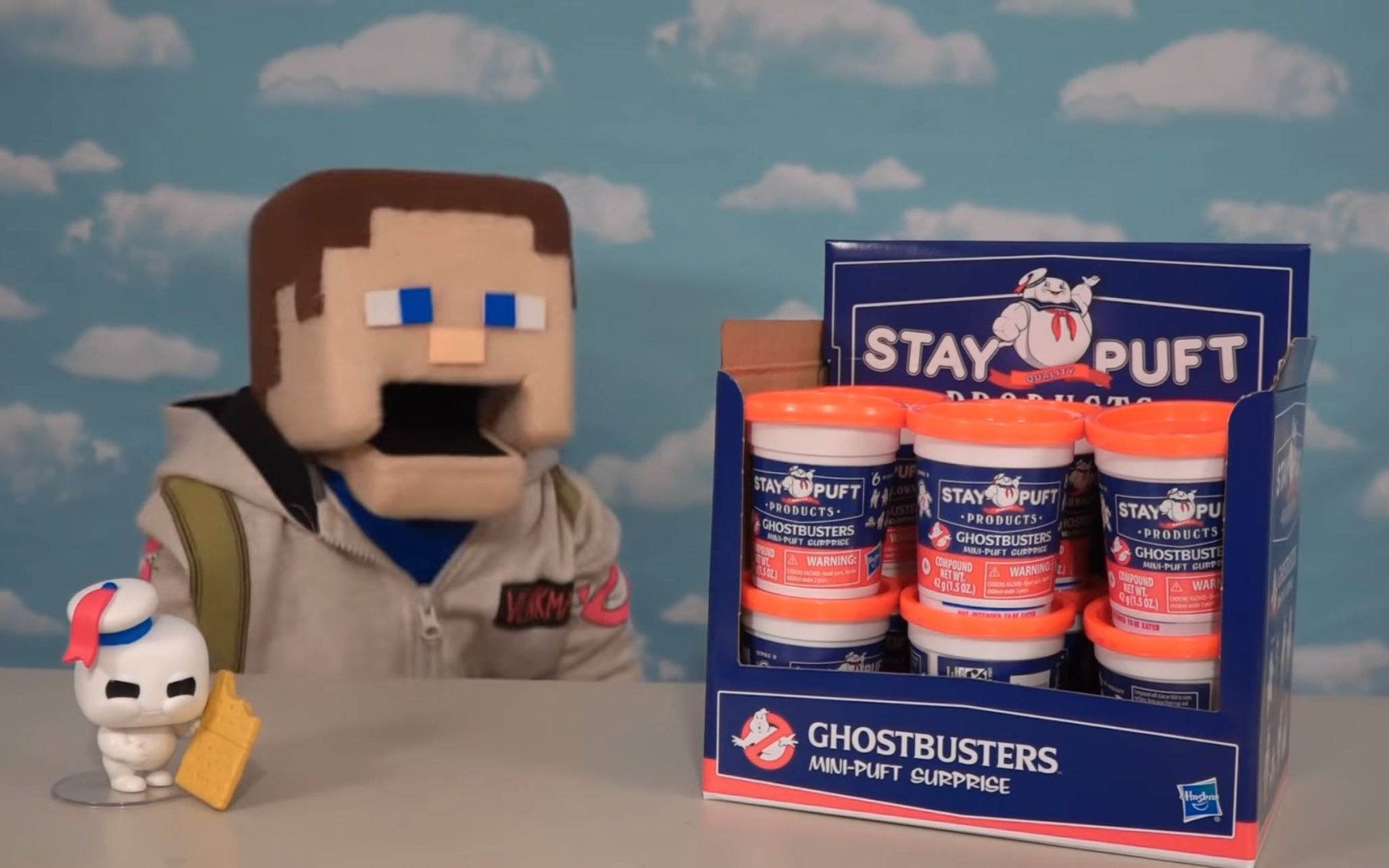 [图]【转载】捉鬼敢死队电影周边盲盒开箱 Ghostbusters Afterlife Stay Puft Marshmallow Minis Surprise