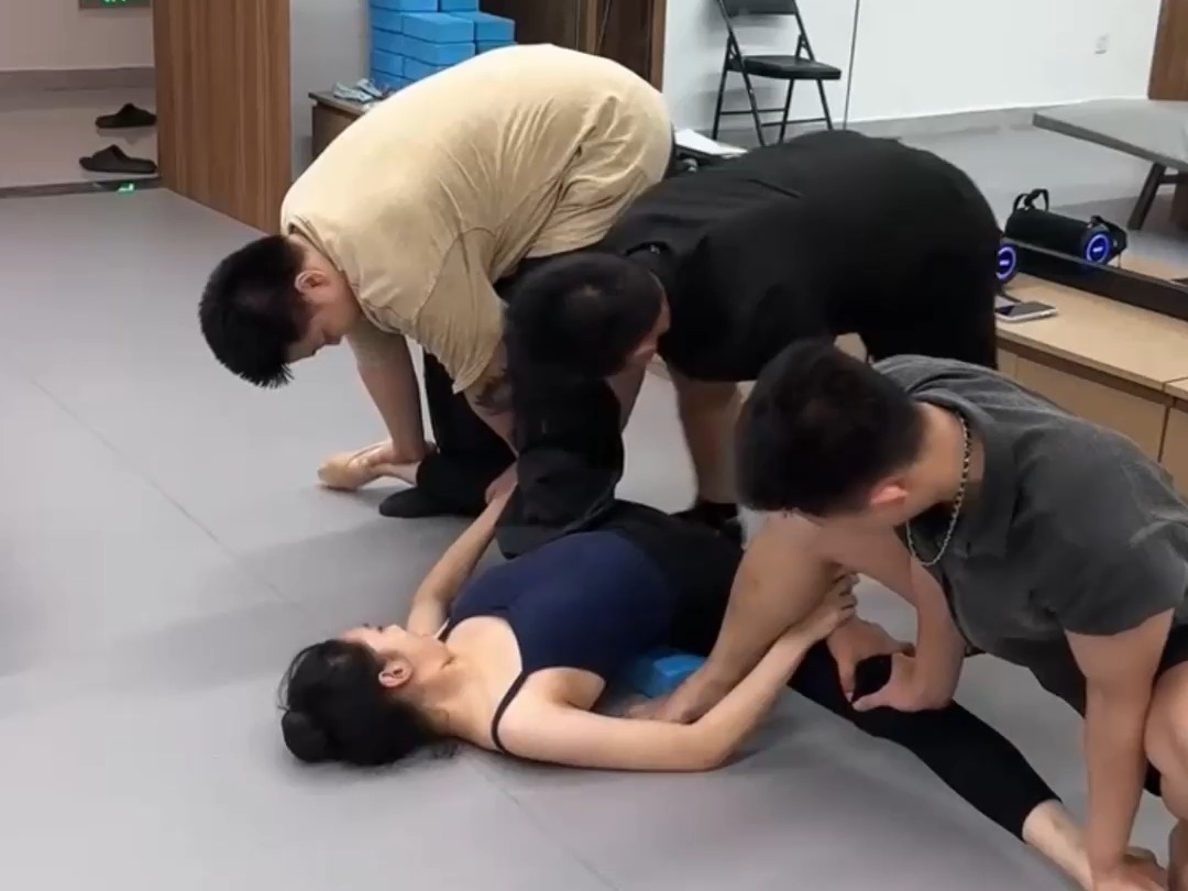 舞蹈训练,压垮,拉伸