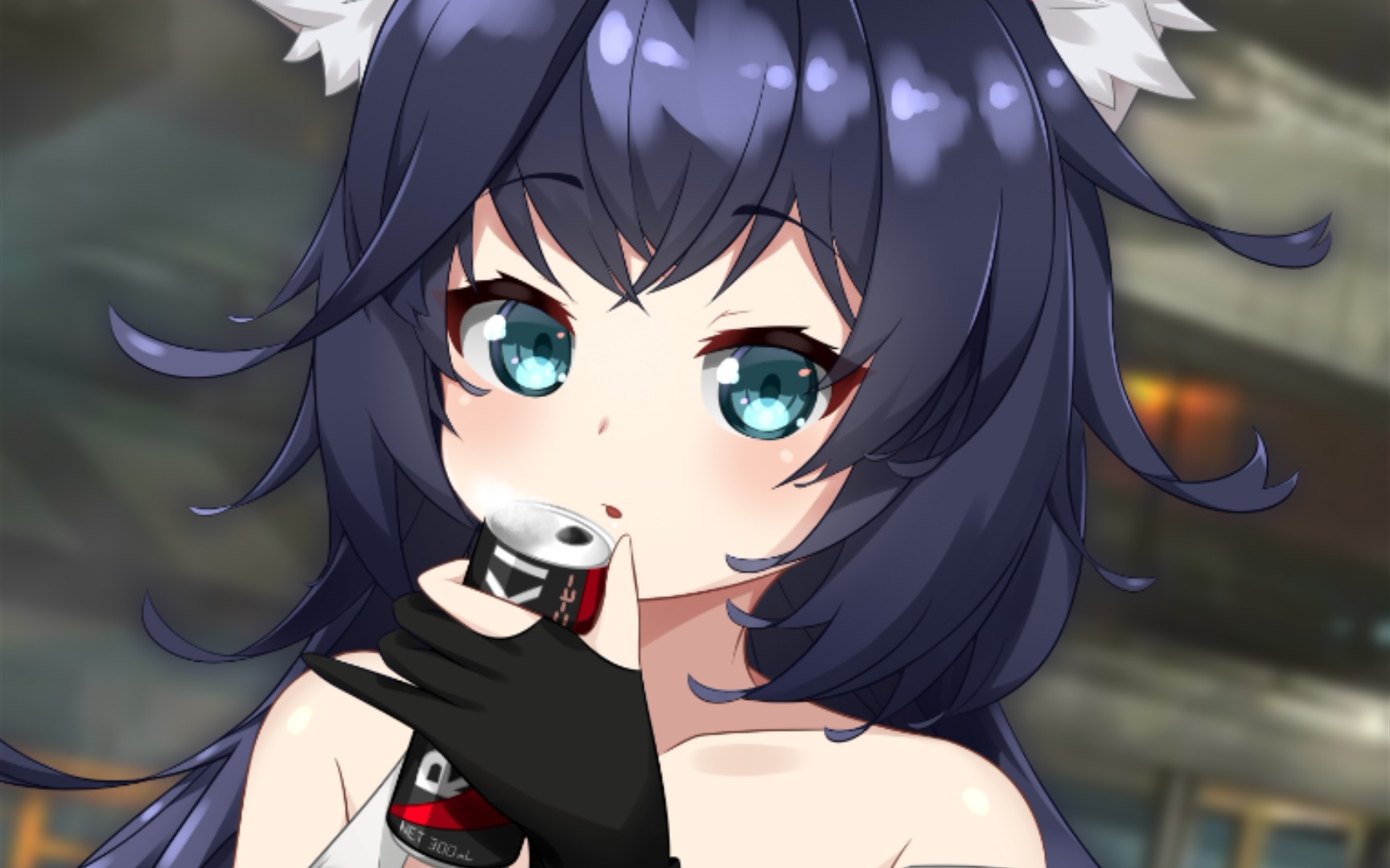 【明日方舟】博士?来一起喝点?(绘画过程)_哔哩哔哩_bilibili