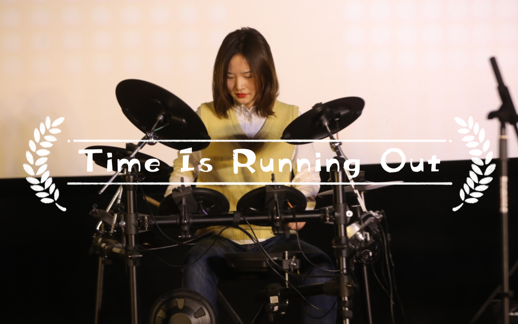 [图]菜鸡慢慢啄｜Time Is Running Out｜Drum Cover｜记录架子鼓第一次见人的拉胯操作