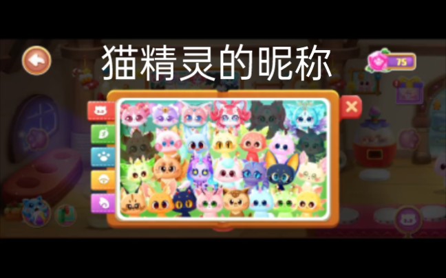 奇妙猫咪世界所有猫精灵的昵称哔哩哔哩bilibili