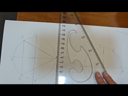 三角板作圆内正六边形哔哩哔哩bilibili