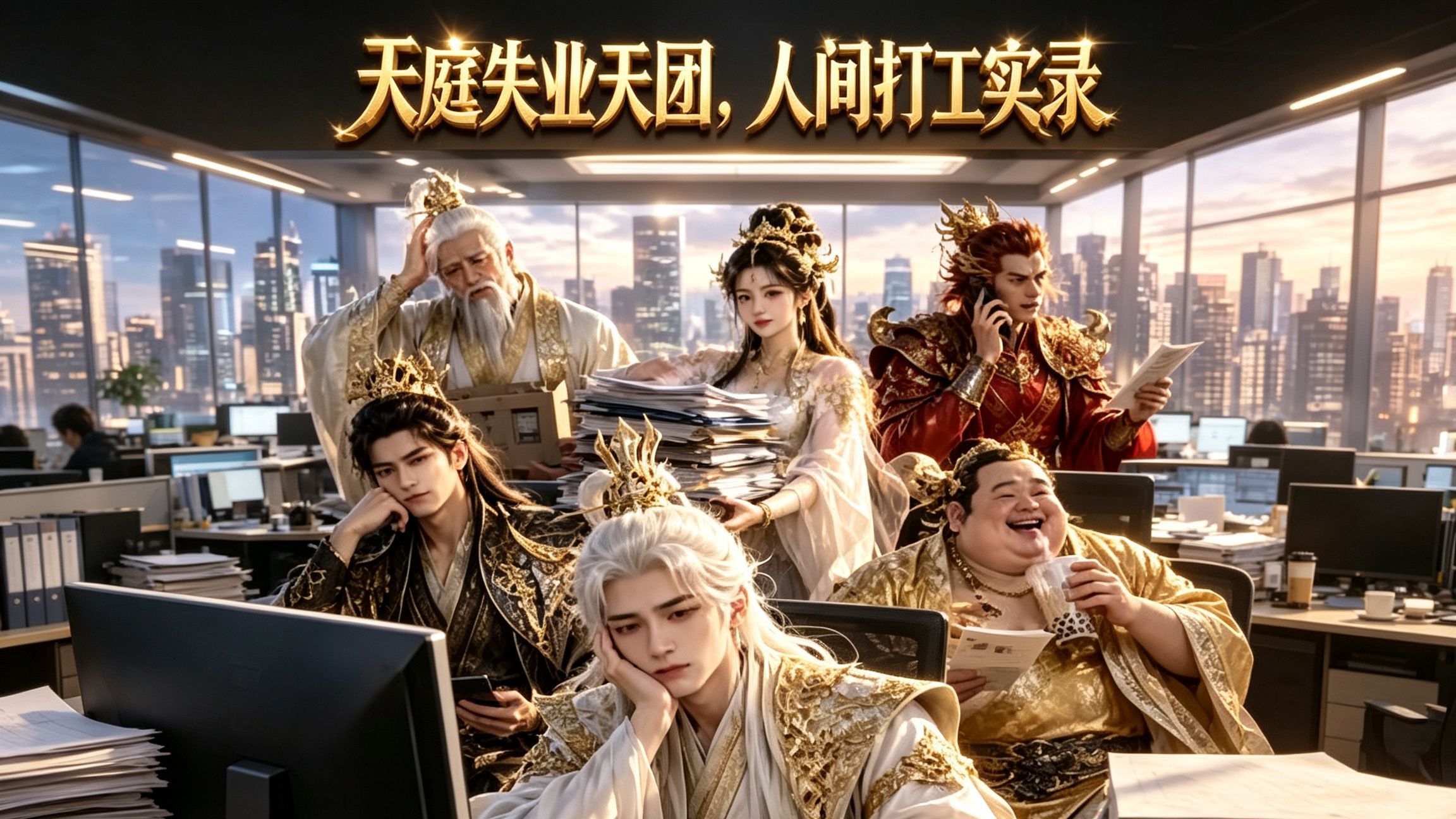 短剧.天庭失业天团,人间打工实录(50集)