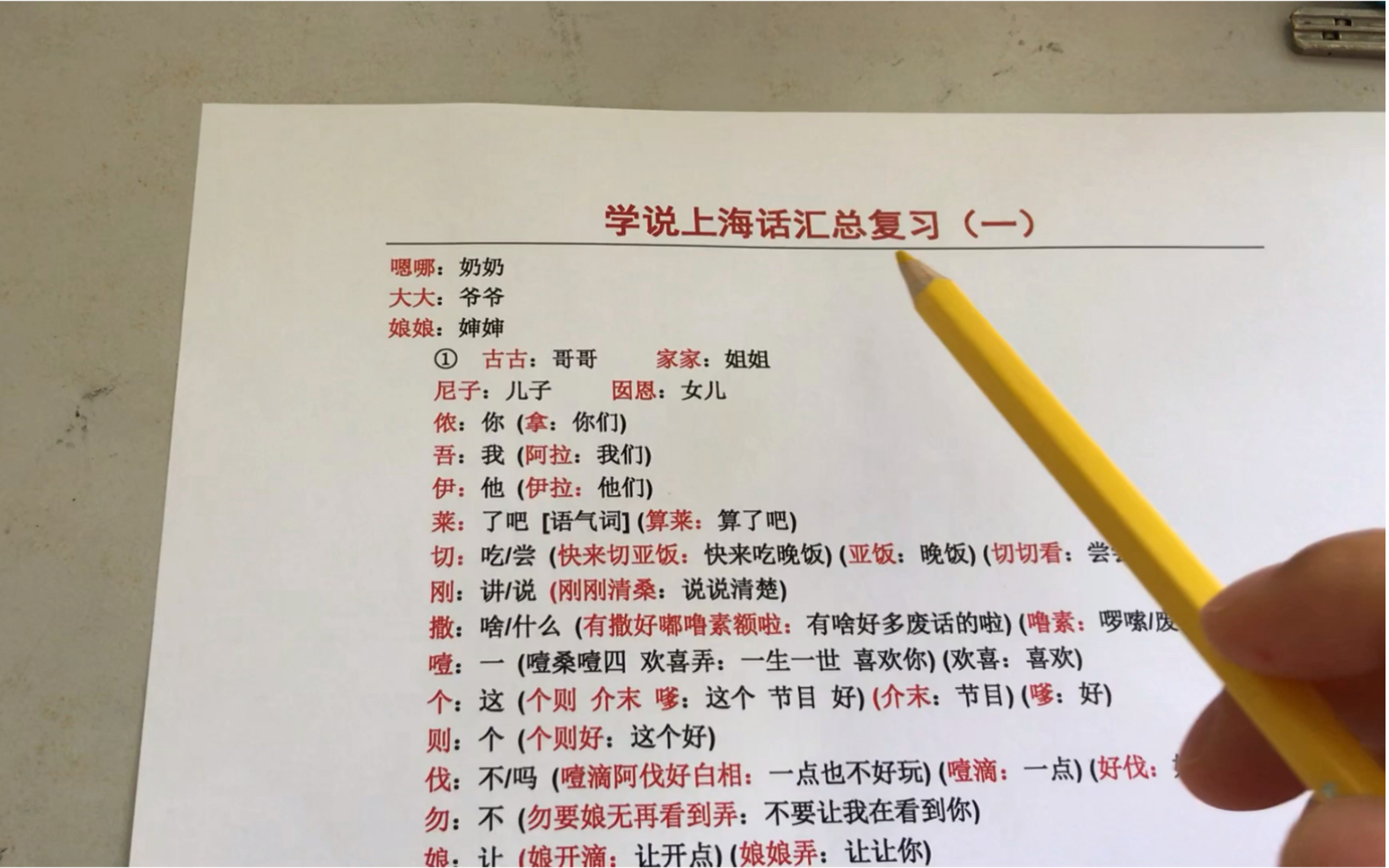 [图]学说上海话短语汇总(一） 你们喜欢的上海话短语汇总篇来了，满意的点个赞哟！ 称呼/介词/指示词