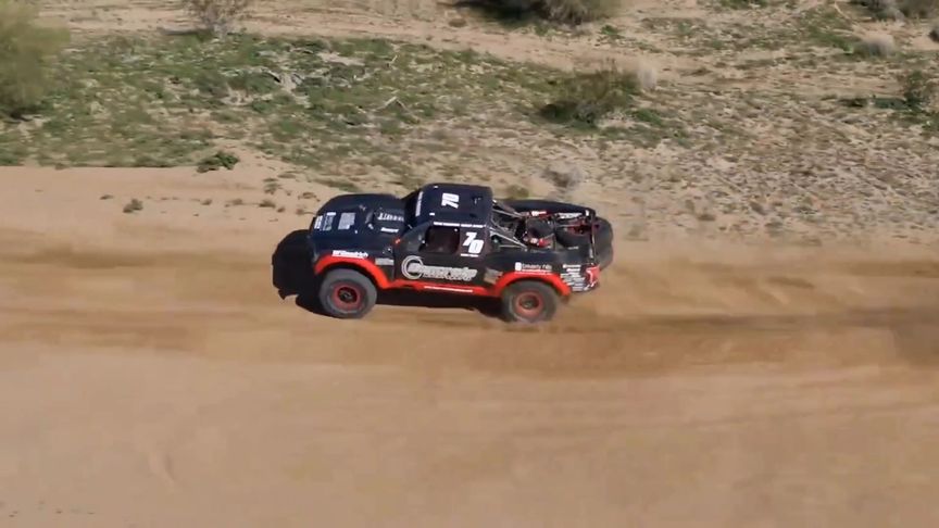 70号奖杯卡车比赛过程太暴躁了#巴哈1000 #硬派越野