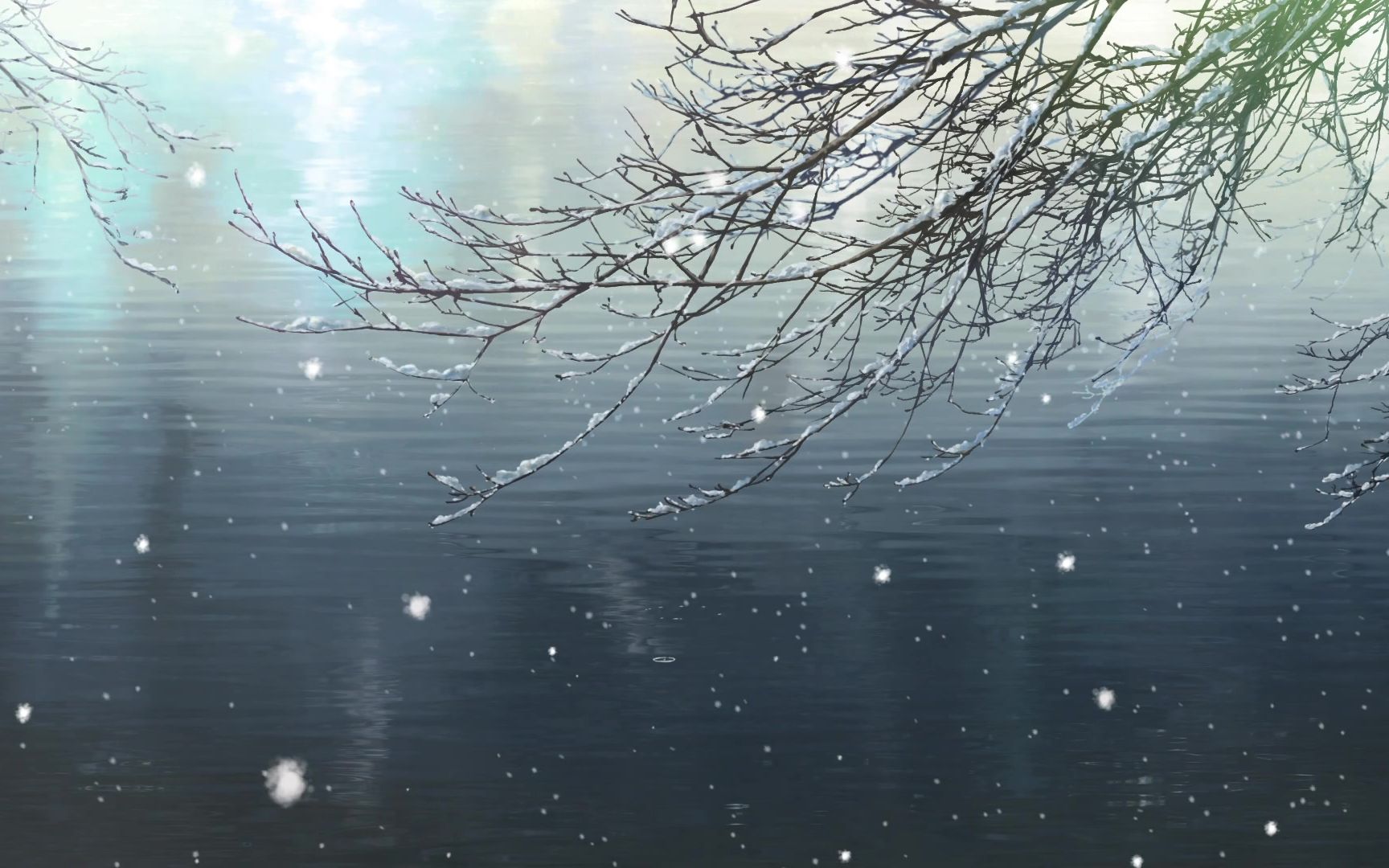 新海诚的雪这个冬天你家里下雪了吗