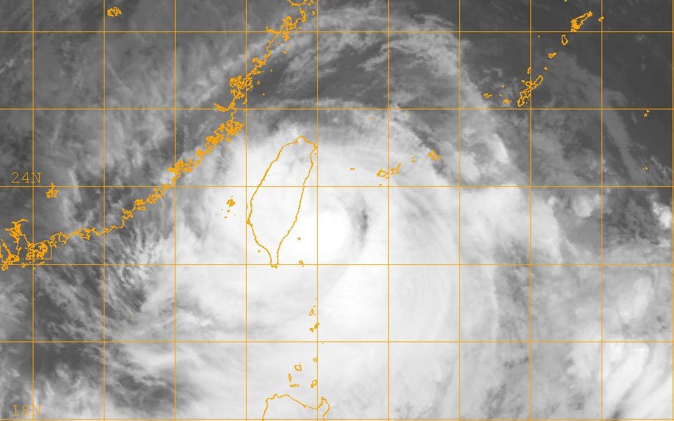 莫拉克台风图片