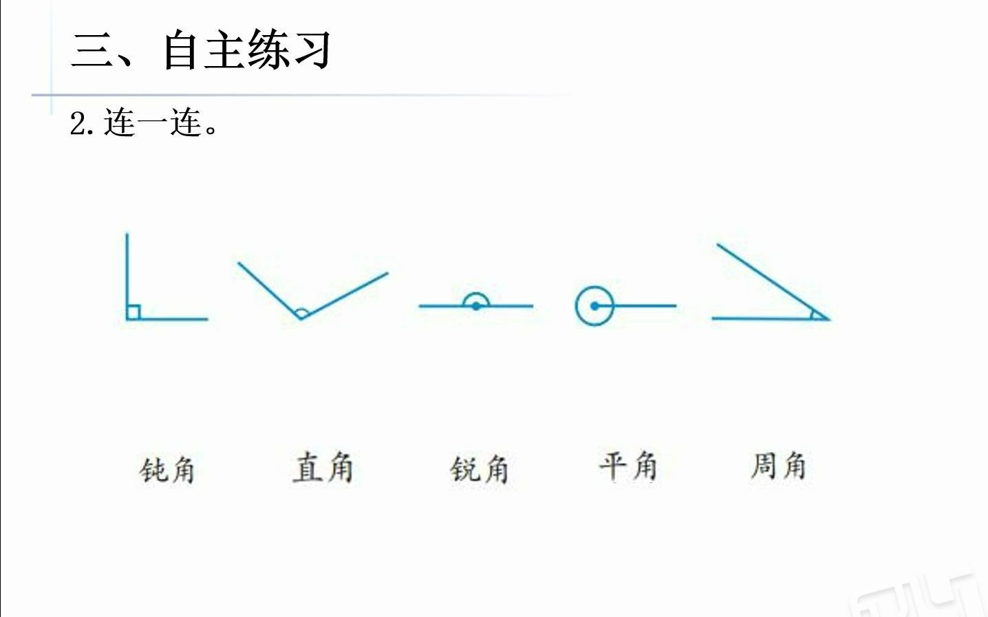 [图]角的认识-小学数学四上，第二单元，信息窗二