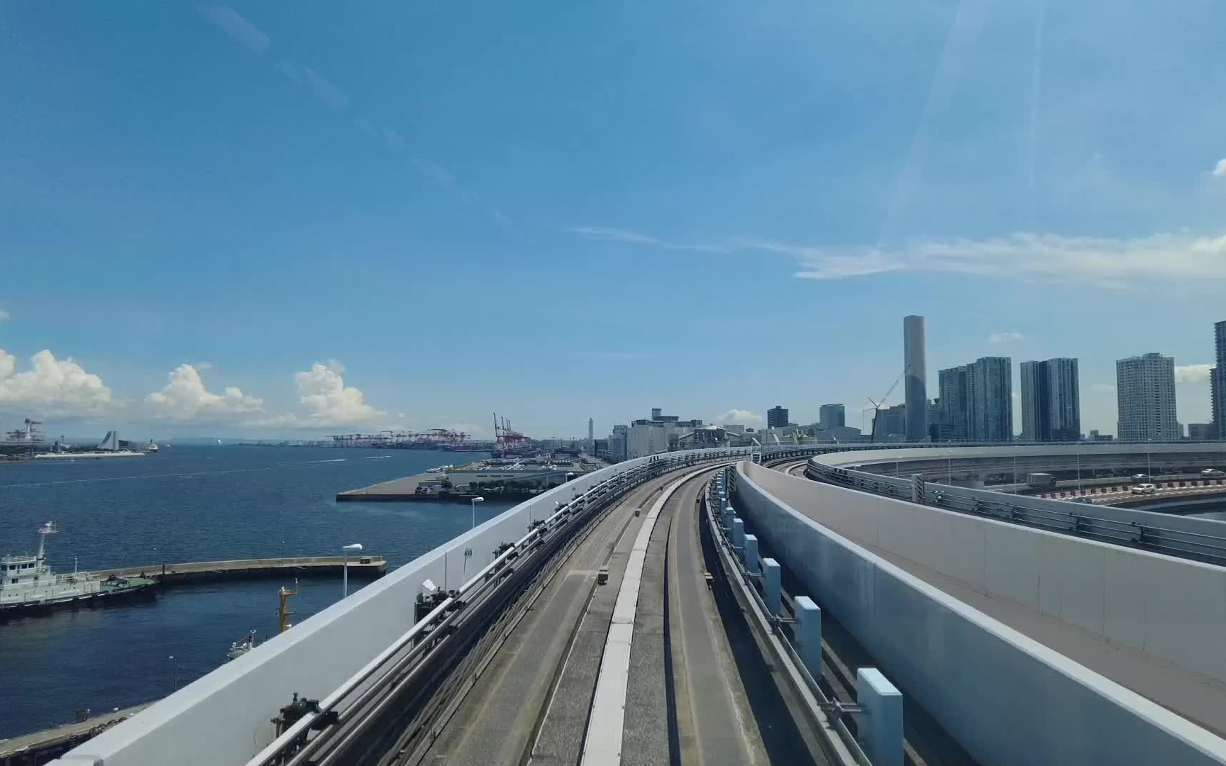 2021/07/23东京奥运会开幕,穿梭在奥运场馆的海鸥线,驶向未来的海鸥线