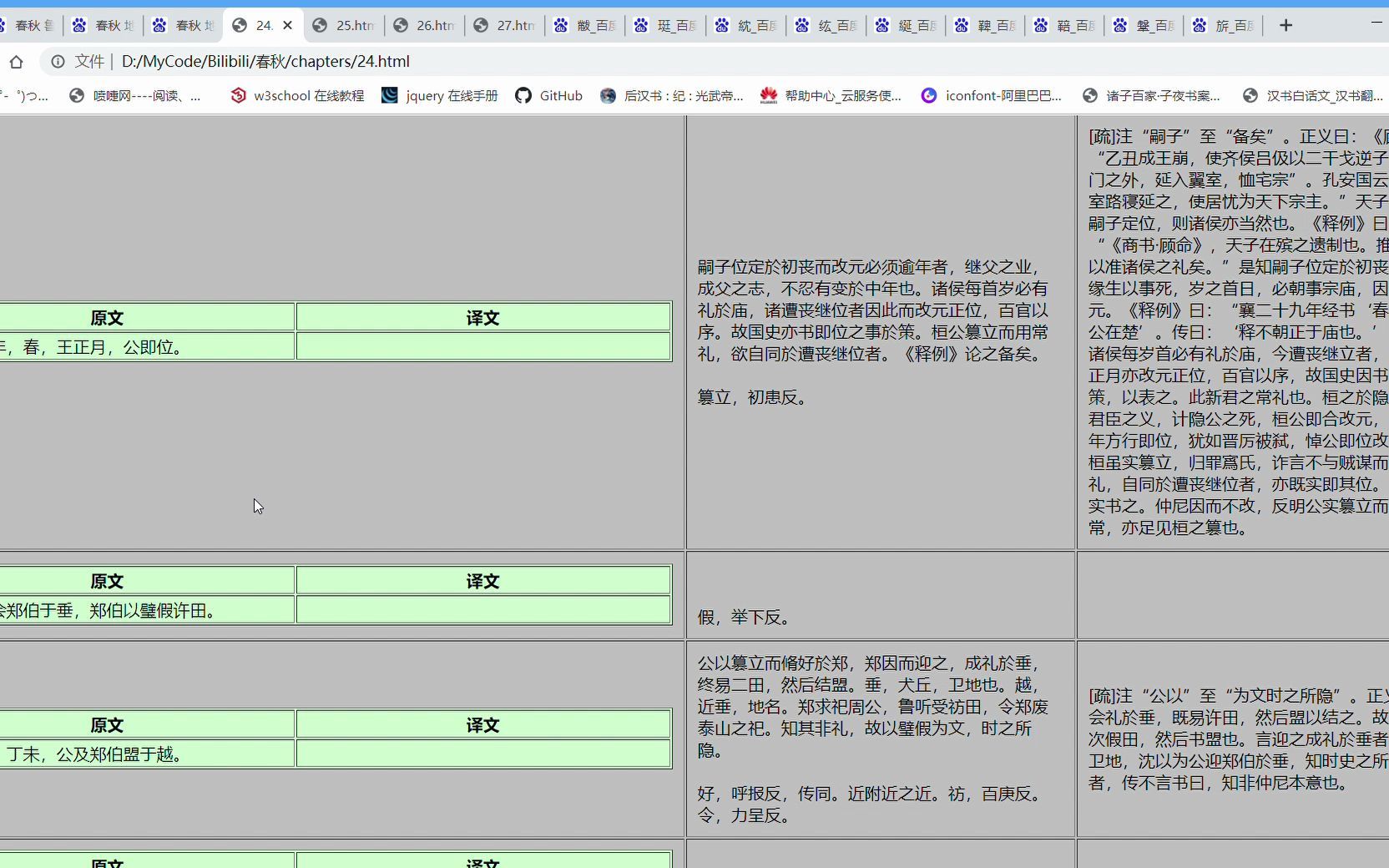 春秋左传12桓公元年哔哩哔哩bilibili