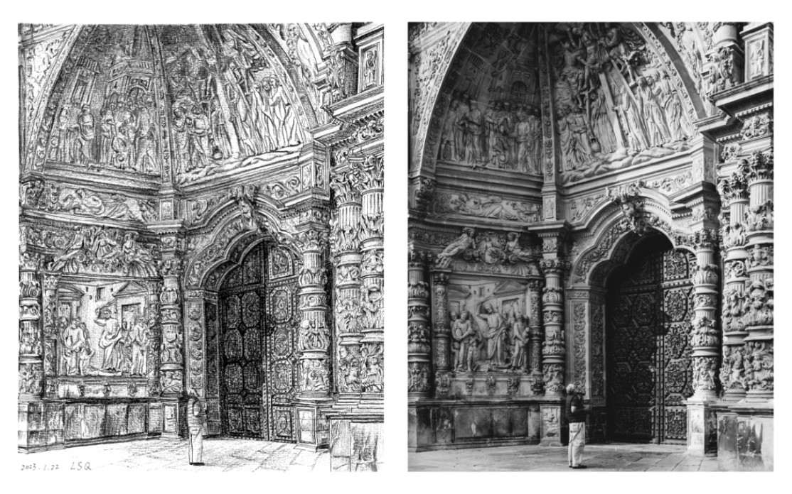 【手绘】教堂之门(祝我自己生日快乐～)