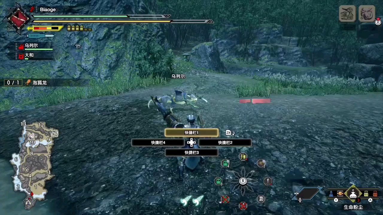 怪猎ns新人怪物猎人rise天真的虫棍boy感受铳枪的快乐还有笛子太强了