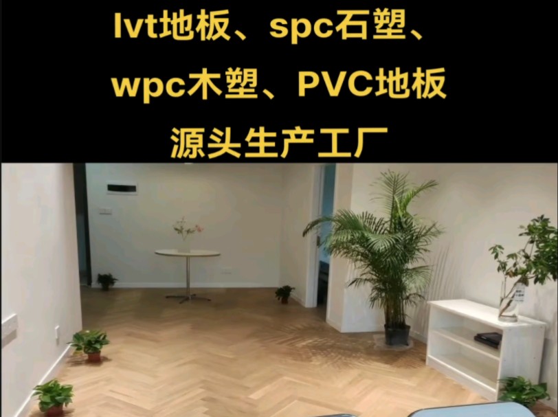 lvt地板、spc石塑、wpc木塑、PVC地板,源头生产工厂!#石塑地板 #塑胶地板 #陪我过个冬哔哩哔哩bilibili