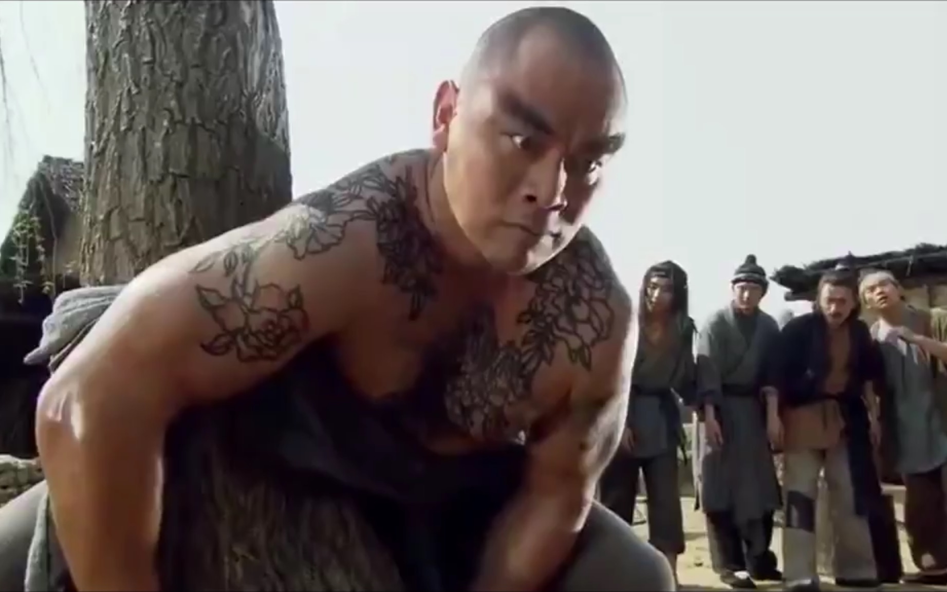 鲁智深倒拔垂杨柳,是真拔啊,赔我家的树,还有小鸟