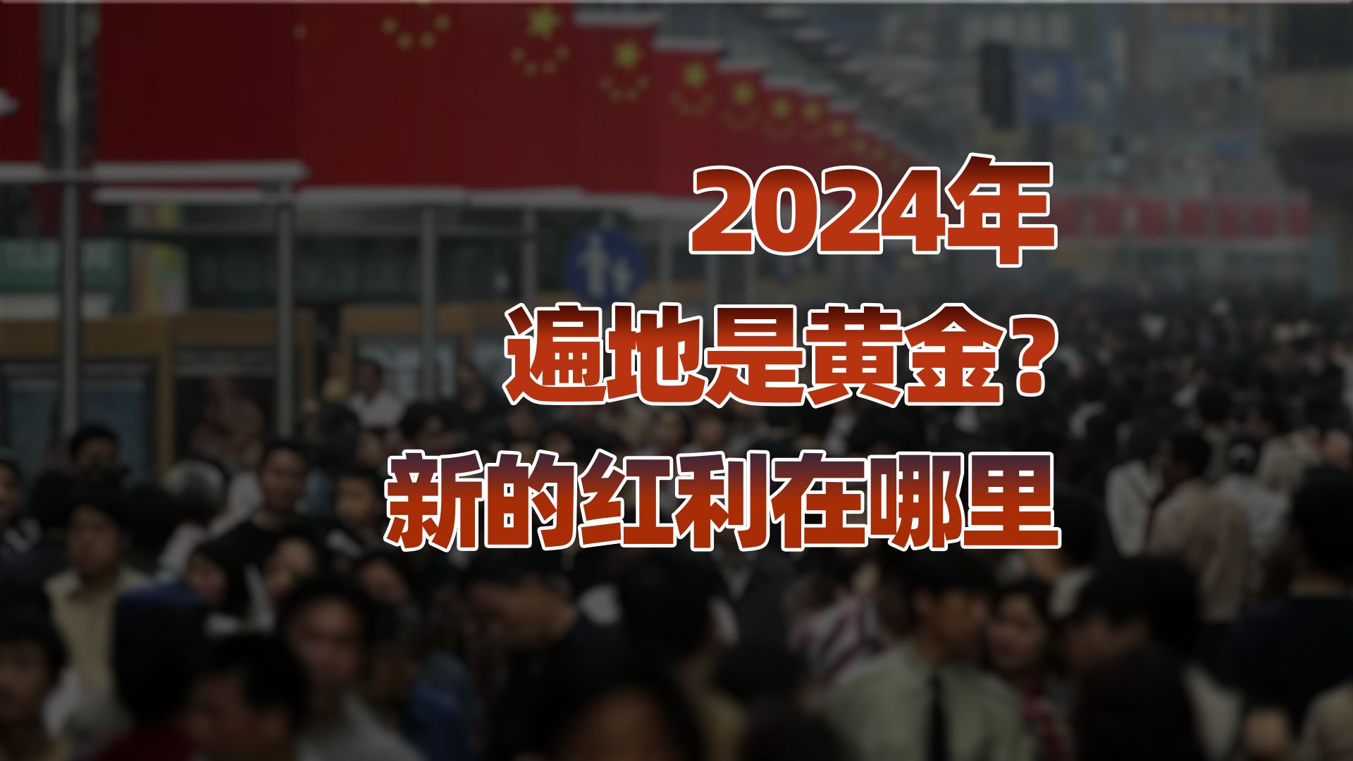 [图]【卢克文工作室】2024年，未来的红利在哪里？