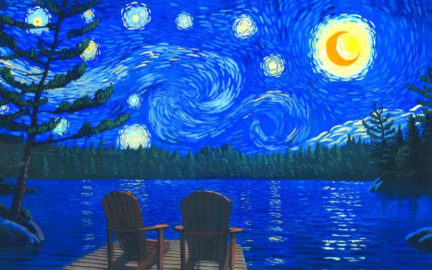 Vincent  梵高与星月夜 De sterrennacht (The Starry Night)哔哩哔哩bilibili