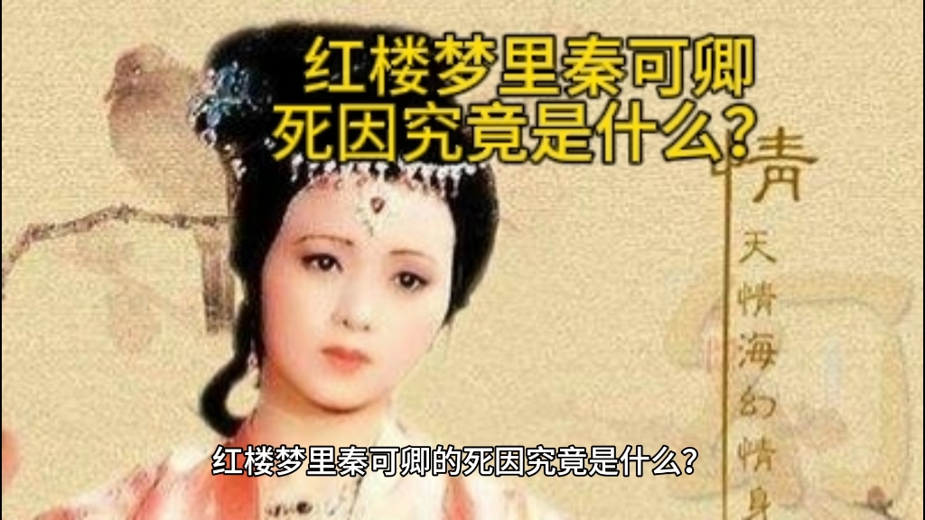 秦可卿的死因究竟是什么?哔哩哔哩bilibili