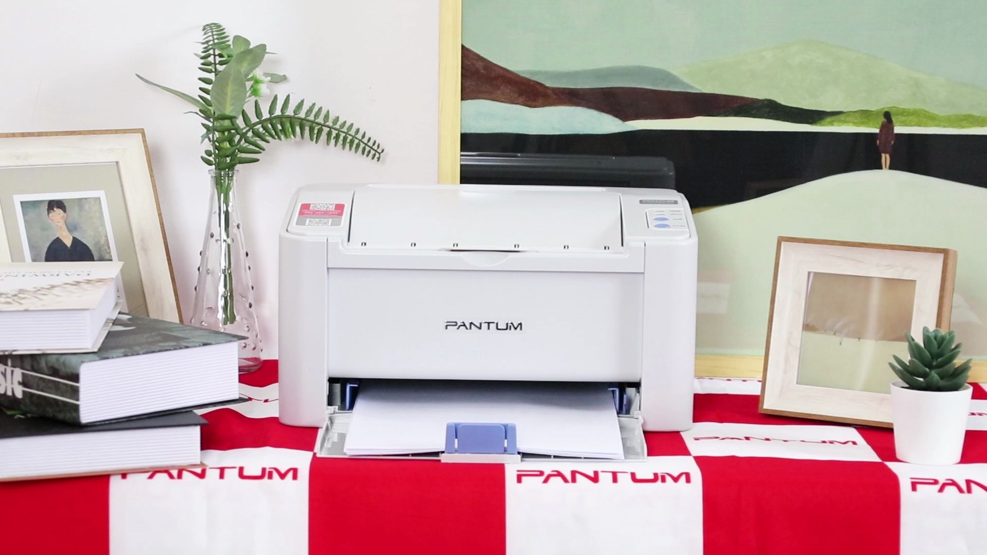 奔图p2206nw黑白激光单功能打印机家用作业打印好帮手