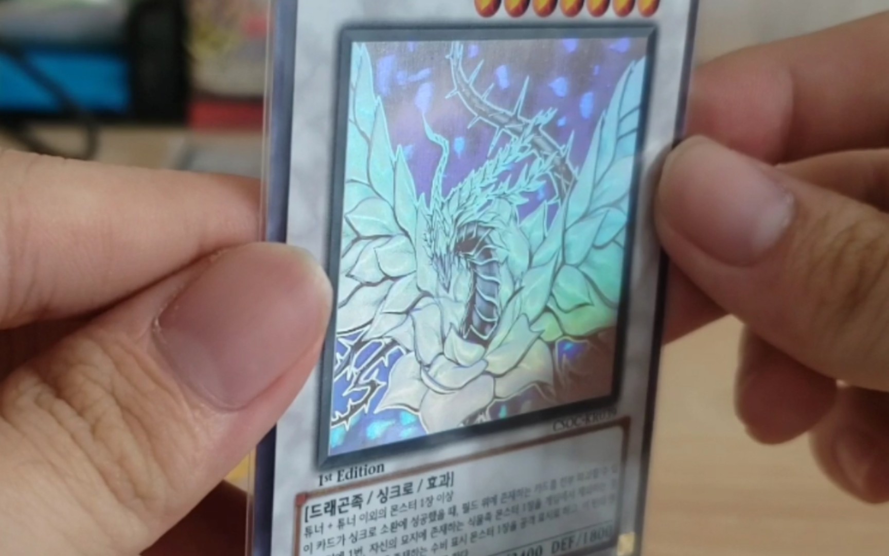 游戏王 一刷hr花龙………………………韩文_游戏王