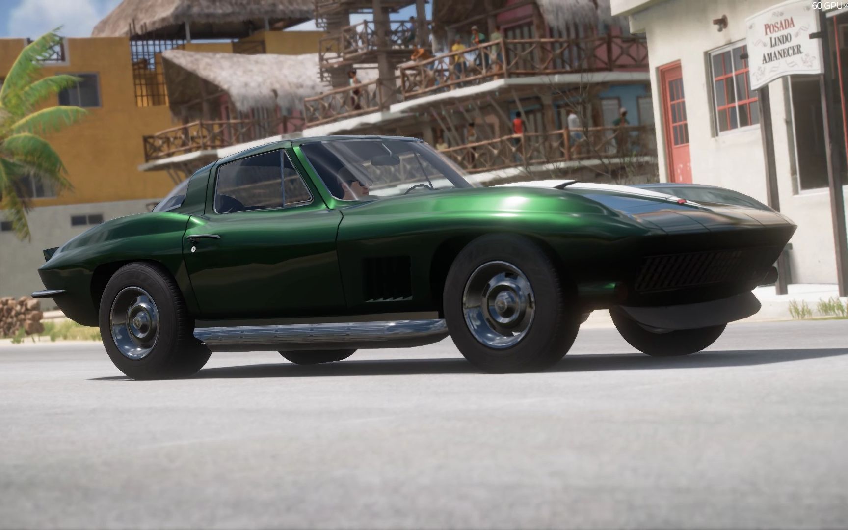 地平线5 公路b级劲敌随跑 1967款经典雪佛兰黄貂鱼chevrolet corvette