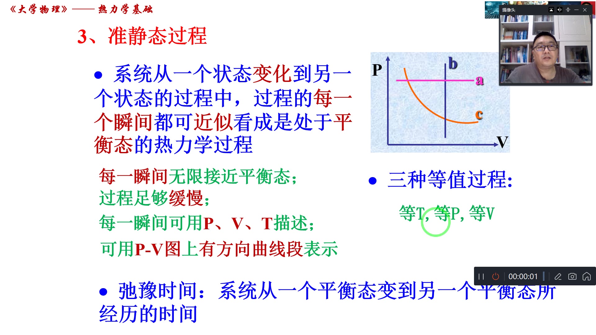 大学物理第十四章热力学基础第一节内能、功和热量 准静态过程二准静态过程哔哩哔哩bilibili